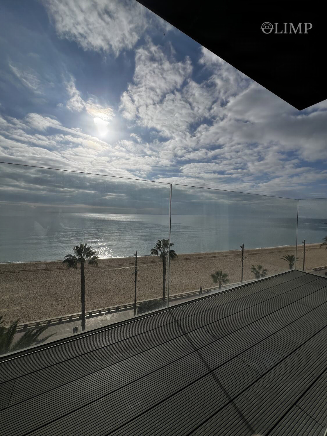 Vistas panorámicas al mar desde la vivienda