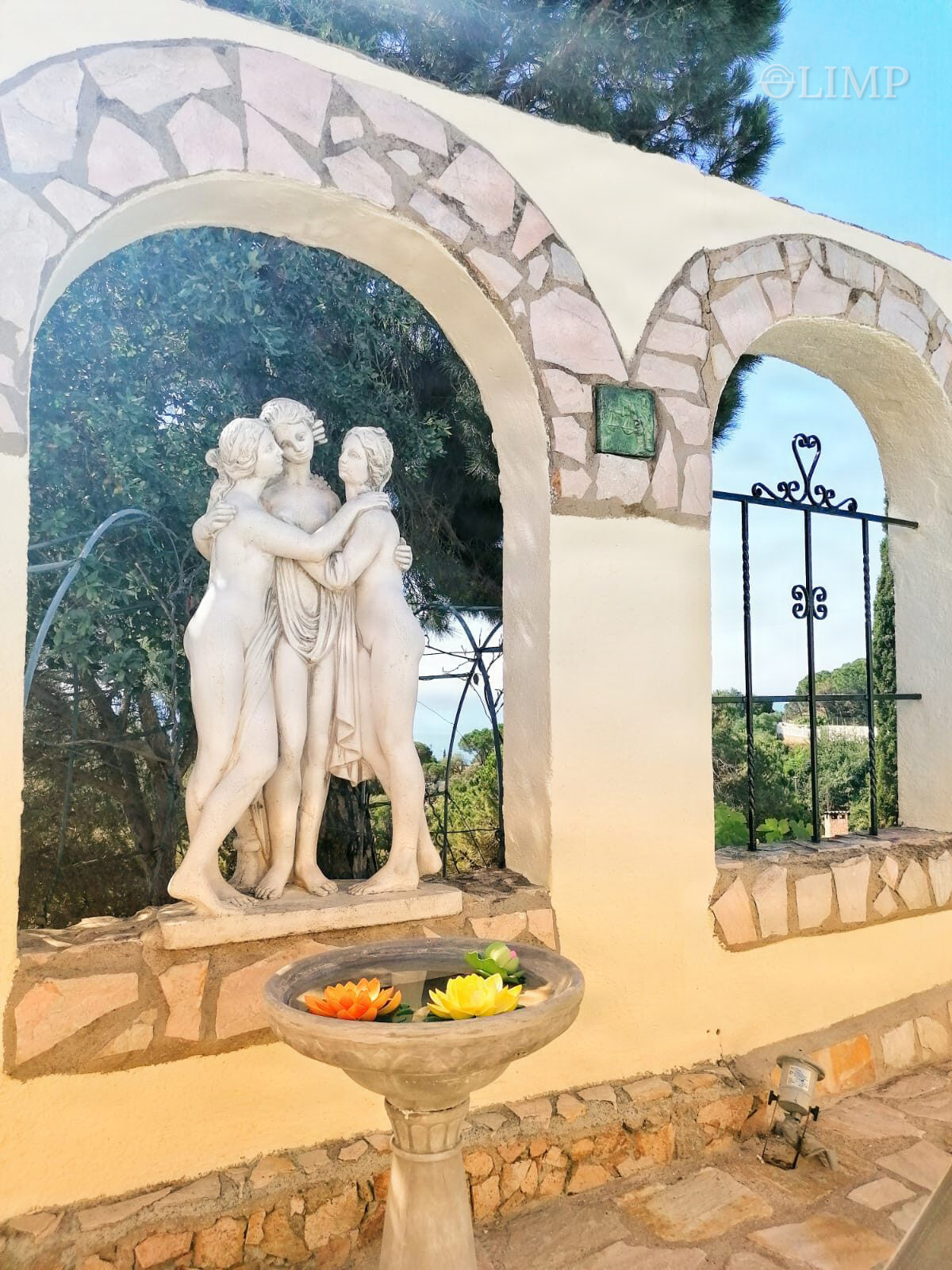 Detalle exterior de la vivienda en Lloret de Mar